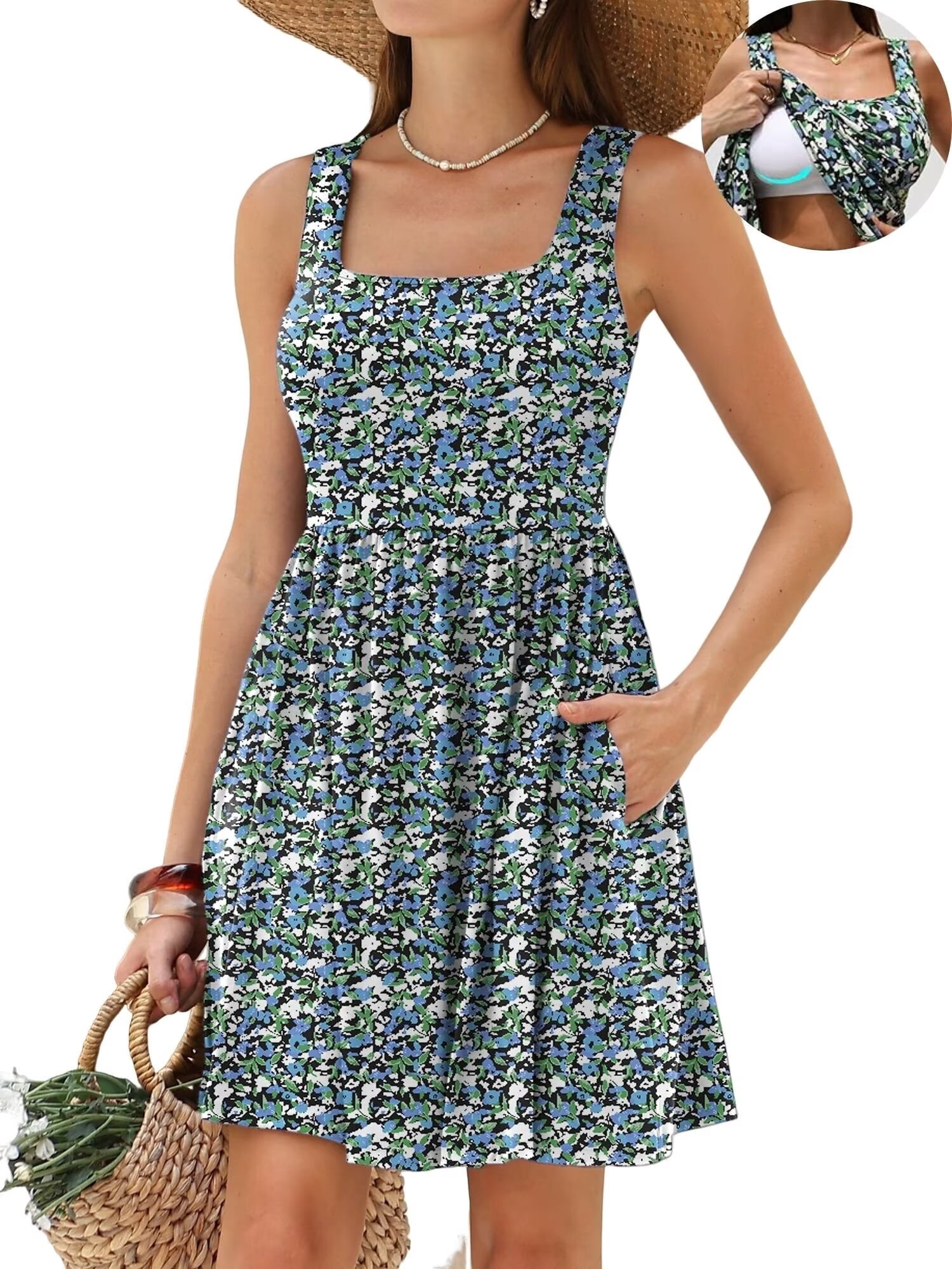 Exciting Sundress With Built In Bra Images
