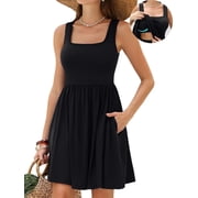 white christmas dresses Joyshaper Built in Bra Summer Dress Casual Halter Dress