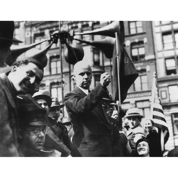 Socialist Norman Thomas Speaking In New York'S Union Square On May Day 1931. History