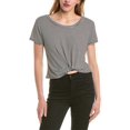 thumbnail image 1 of Socialite womens  Meet And Greet Twist T-Shirt, L, Black, 1 of 2