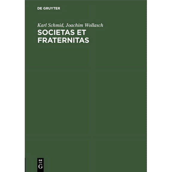 Societas et Fraternitas, (Hardcover)