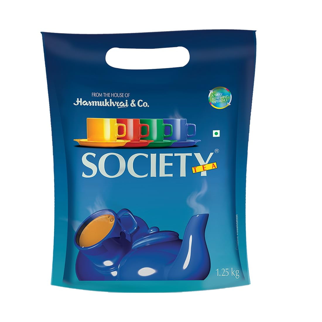 Society Twisted & Curled Leaf Tea - 1.25 Kg, 44.09 Ounce | Unique Blend Crafted For Chai Lovers Across India - Low Caffeine Chai Patti | Premium Ingredients For The Discerning Tea Drinker