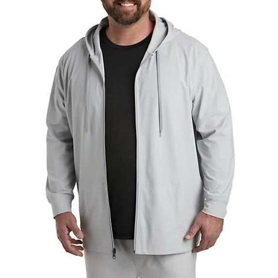 Commuter Full-Zip Hoodie High Rise Grey 2XLT