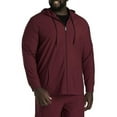 thumbnail image 1 of Society of One by DXL Men's Big and Tall Commuter Full-Zip Hoodie Zinfandel 2XLT, 1 of 4