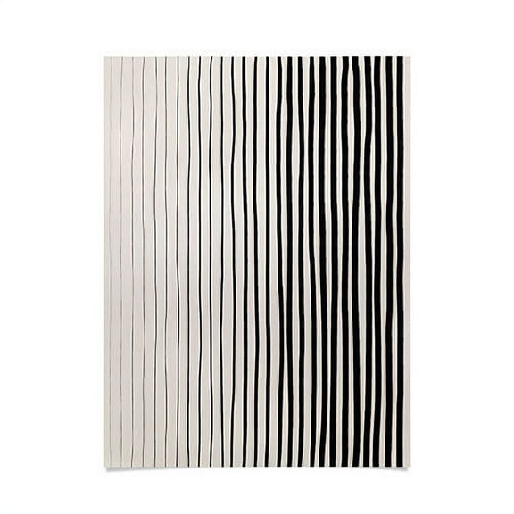 Society6 Alisa Galitsyna Black Vertical Lines Poster 18" x 24"