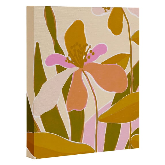 Society6 Alisa Galitsyna Colorful Iris Flowers 8"x 10" Framed Art Canvas