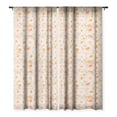 thumbnail image 1 of Society6 Alison Janssen Faded Floral Pink Citrus 50" x 64" Single Panel Sheer Window Curtain, 1 of 1
