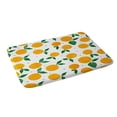 thumbnail image 1 of Society6 Angela Minca Tangerine Pattern Yellow Bath Mat 34" x 21", 1 of 3