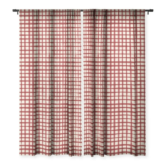 Society6 Avenie Spring Garden Collection VII Single Panel Sheer Window Curtain 50" x 108"