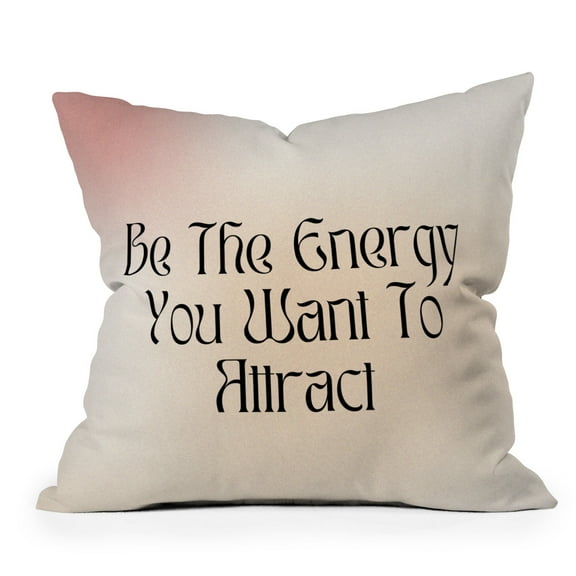 Society6 Be the Energy Quote by Mambo Art Studio Throw Pillow