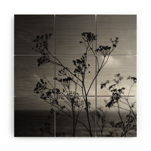 Society6 Bethany Young Photography Big Sur Wild Flowers IV Wood Wall Mural 3' x 3'