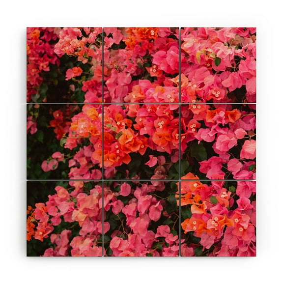 Society6 Bethany Young Photography California Blooms Wood Wall Mural 3' x 3'