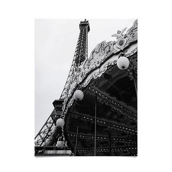 Society6 Bethany Young Photography Eiffel Tower Carousel Poster 18" x 24"
