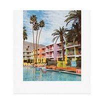 Society6 Bethany Young Photography Palm Springs Pool Day VII Art Print 8" x 10"