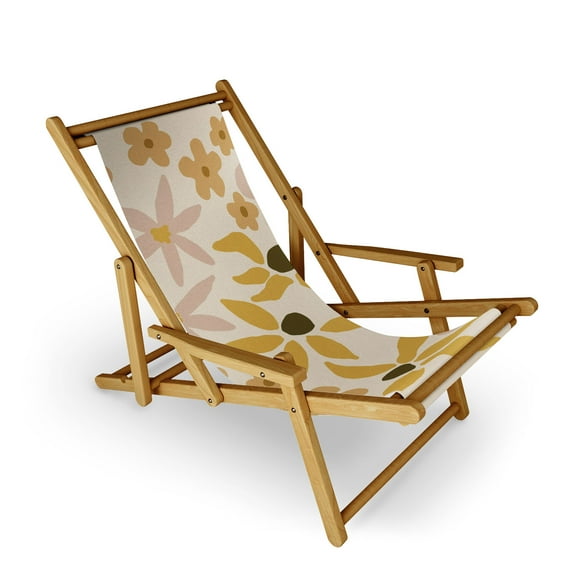 Society6 Black Coffee Morning Tan by Urban Wild Studio Sling Chair