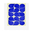 thumbnail image 1 of Society6 Blue Midcentury Shapes No8 by Showmemars Art Print, 1 of 1