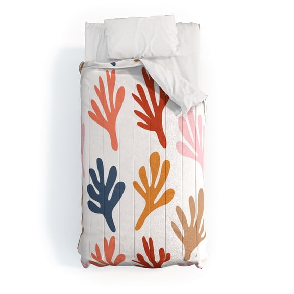 Society6 Bold Cut Out Theme by Emanuela Carratoni Comforter