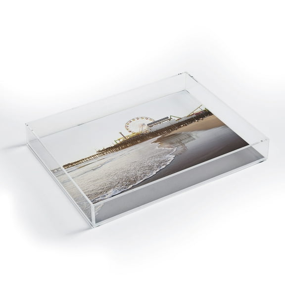 Society6 Bree Madden Santa Monica Sunset Small Acrylic Tray