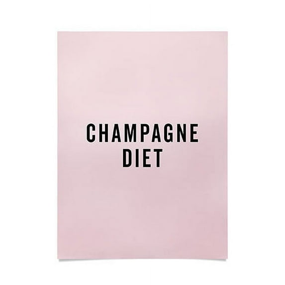 Society6 Champagne Diet by EnvyArt Art Print