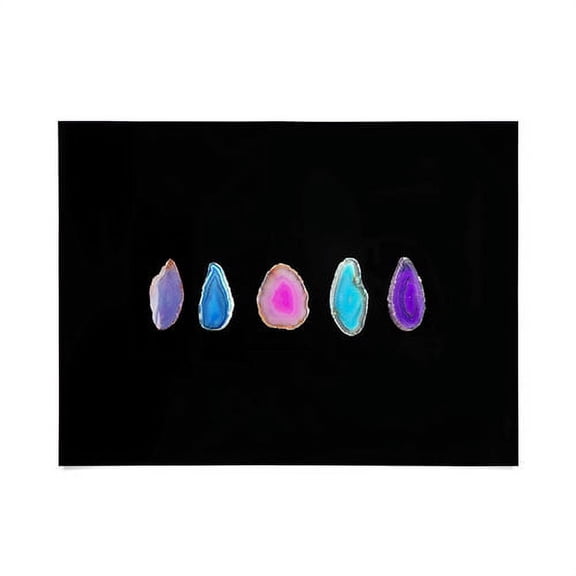 Society6 Chelsea Victoria Agate Collection Poster Unframed Poster Wall Art, 18" x 24"