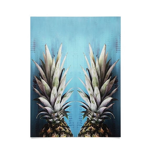 Society6 Chelsea Victoria How About Them Pineapples Poster Unframed Poster Wall Art, 18" x 24"