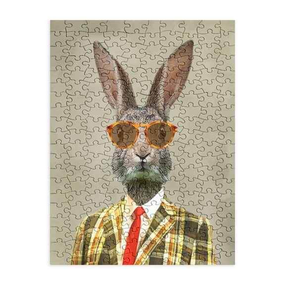 Society6 Coco De Paris Vintage Mister Rabbit 200 Piece Jigsaw Puzzle