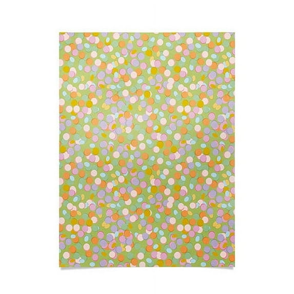 Society6 Confetti Salad Green by Iveta Abolina Art Print