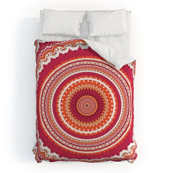 Society6 Coral Mandala by Sheila Wenzel-Ganny Duvet Cover