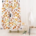 thumbnail image 1 of Society6 Emanuela Carratoni Autumnal Floral Mix Shower Curtain 71" x 74", 1 of 3