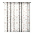 thumbnail image 1 of Society6 Emanuela Carratoni Line Art Single Panel Sheer Window Curtain 50" x 108", 1 of 1
