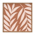 thumbnail image 1 of Society6 Emanuela Carratoni Pink Palms On Baked Earth Medium Square Bamboo Tray, 12" x 12", 1 of 1