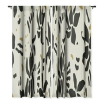 Society6 Evamatise Abstract Spider Orchids Single Panel Room Darkening Window Curtain 50" x 108"