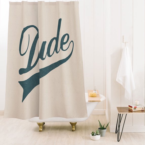 Society6 Florent Bodart Dude Shower Curtain 71" x 74"