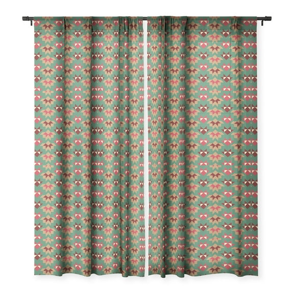 Society6 Gabriela Fuente Astra Single Panel Sheer Window Curtain 50" x 84"