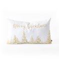 thumbnail image 1 of Society6 Gabriela Fuente Christmas Star Oblong Decorative Throw Pillow, Christmas, Holidays, White, 23" x 14", 1 of 2