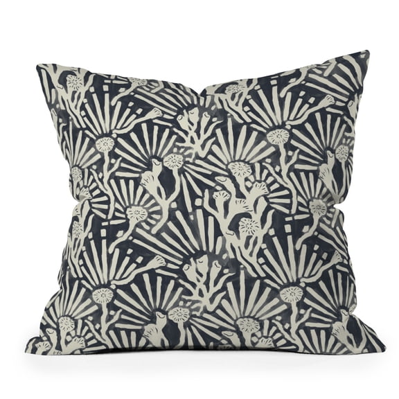 Society6 Garden Magic Darknight by MSRYSTUDIO Throw Pillow