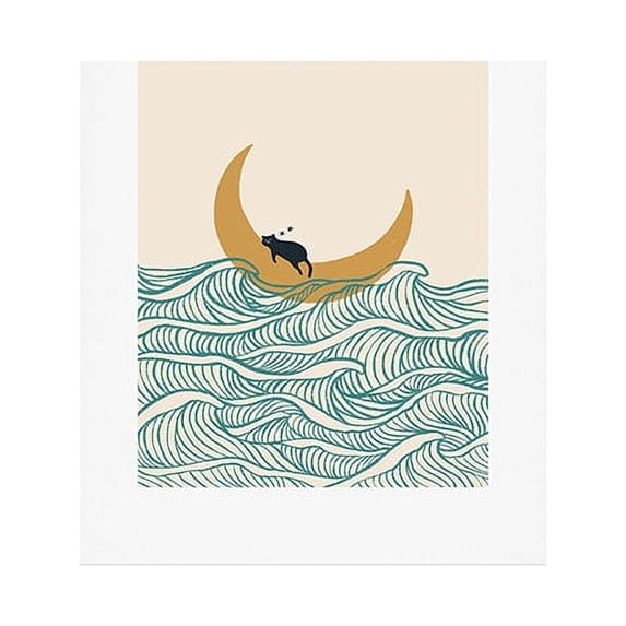 Society6 Good Night Meow 1 by Jimmy Tan Art Print