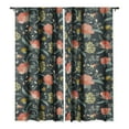 thumbnail image 1 of Society6 Heather Dutton Poppy Meadow Midnight Single Panel Room Darkening Window Curtain 50" x 120", 1 of 1