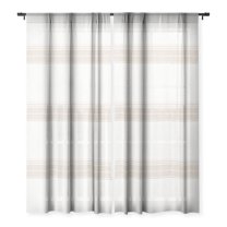 Society6 Holli Zollinger FRENCH LINEN TASSEL Single Panel Sheer Window Curtain 50" x 84"