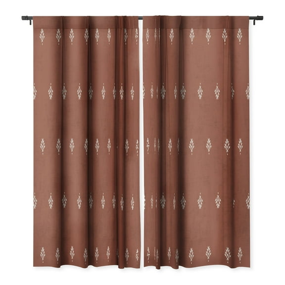 Society6 Holli Zollinger Hali Mini Single Panel Room Darkening Window Curtain 50" x 64"
