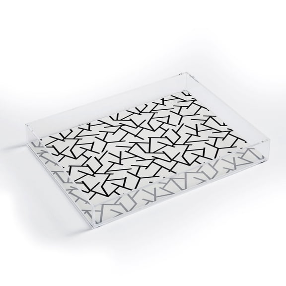 Society6 Holli Zollinger Haystack Small Acrylic Tray, 8" x 6 1/4"