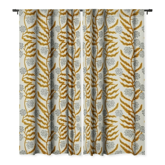 Society6 Holli Zollinger LA VILLE VINE Single Panel Room Darkening Window Curtain 50" x 64"
