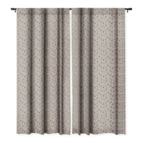 Society6 Iveta Abolina Evonne Mauve Single Panel Room Darkening Window Curtain 50" x 96"