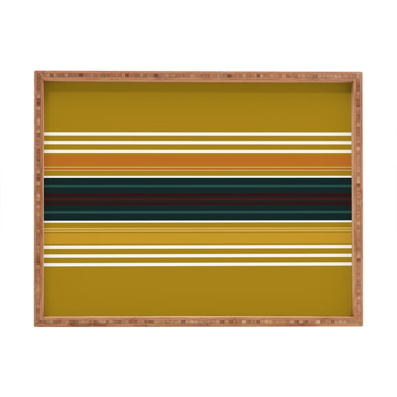 Society6 Iveta Abolina Levar Extra Large Rectangle Bamboo Tray, 22.5" x 17"
