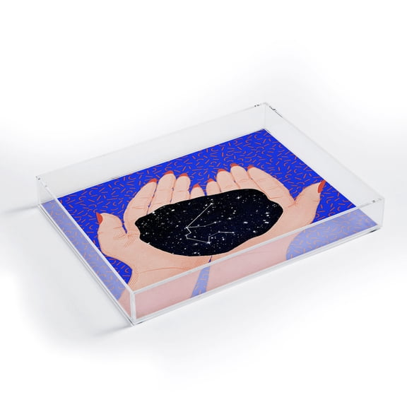 Society6 Jaclyn Caris Aquarius 3 Small Acrylic Tray