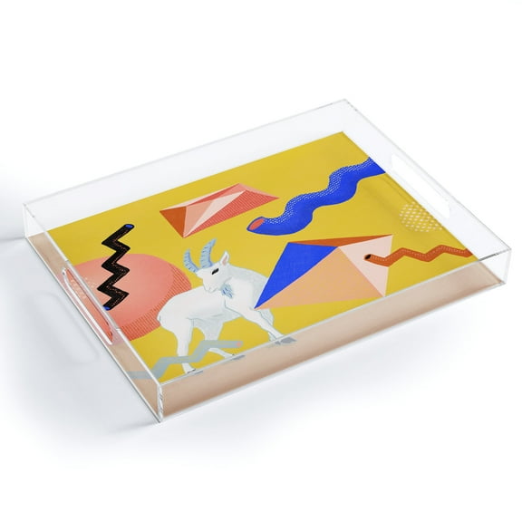 Society6 Jaclyn Caris Capricorn 3 Medium Acrylic Tray