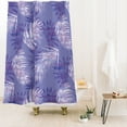 thumbnail image 1 of Society6 Jacqueline Maldonado Palms Overlay Purple Shower Curtain 71" x 74", 1 of 3