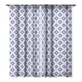 thumbnail image 1 of Society6 Jacqueline Maldonado Watercolor Shibori Blue Single Panel Sheer Window Curtain 50" x 108", 1 of 1