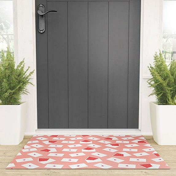 Society6 Joy Laforme Love Mail Welcome Mat 24.0" x 36.0"