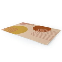 Society6 June Journal Modern Desert Abstract Shapes 8 x 12' Rug